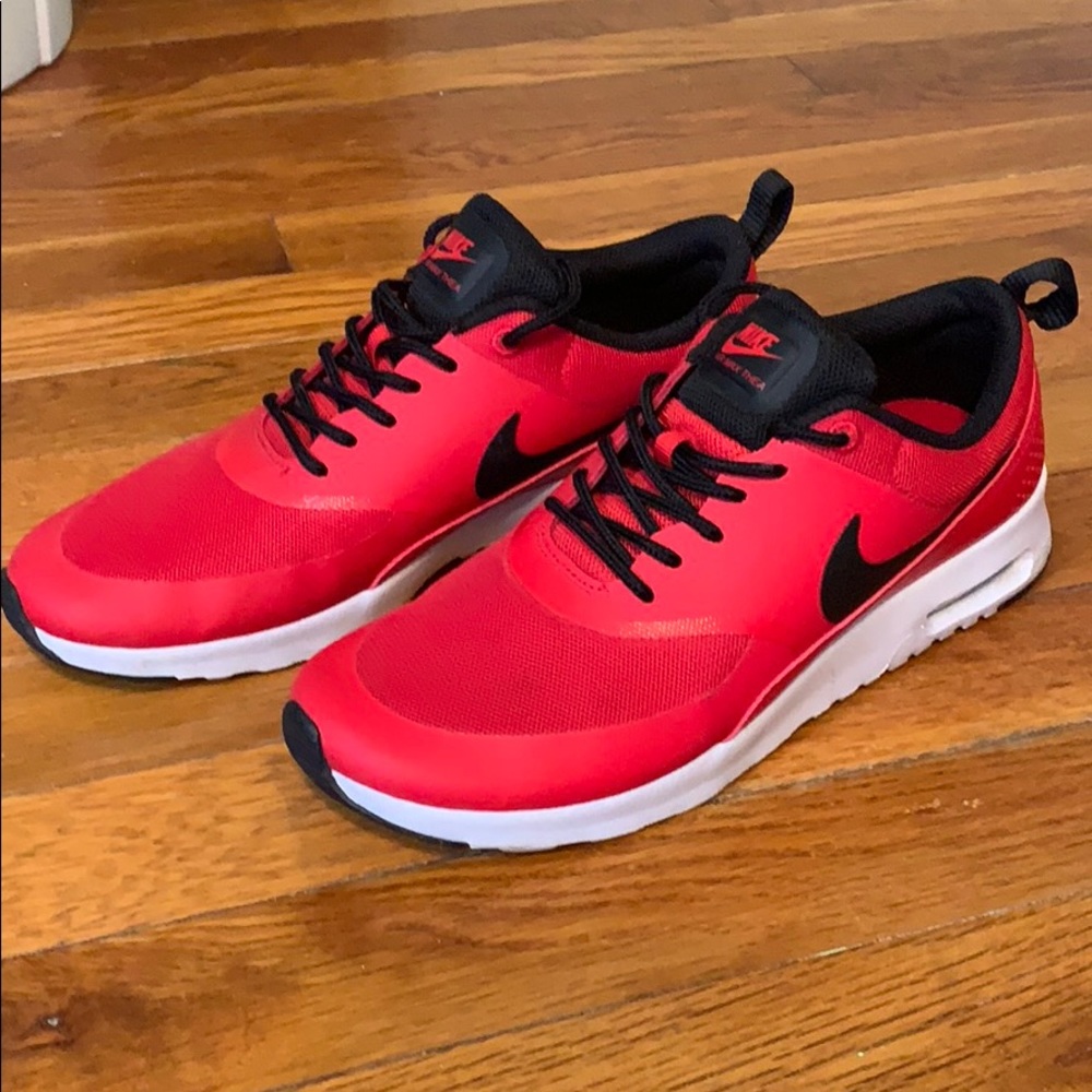 Nike Air Max Thea Cherry Red and Black - Like New!
